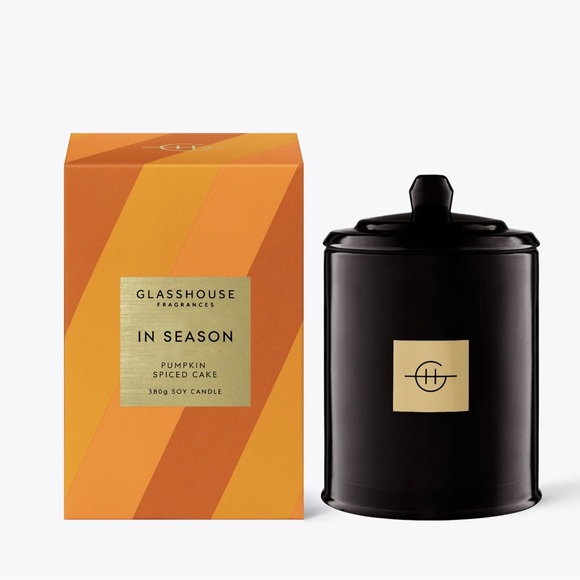 Glasshouse Other Glasshouse In Season Pumpkin Spiced Caked Candle Poshmark
